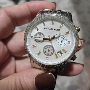 Michael Kors Two-Tone Chronograph Watch